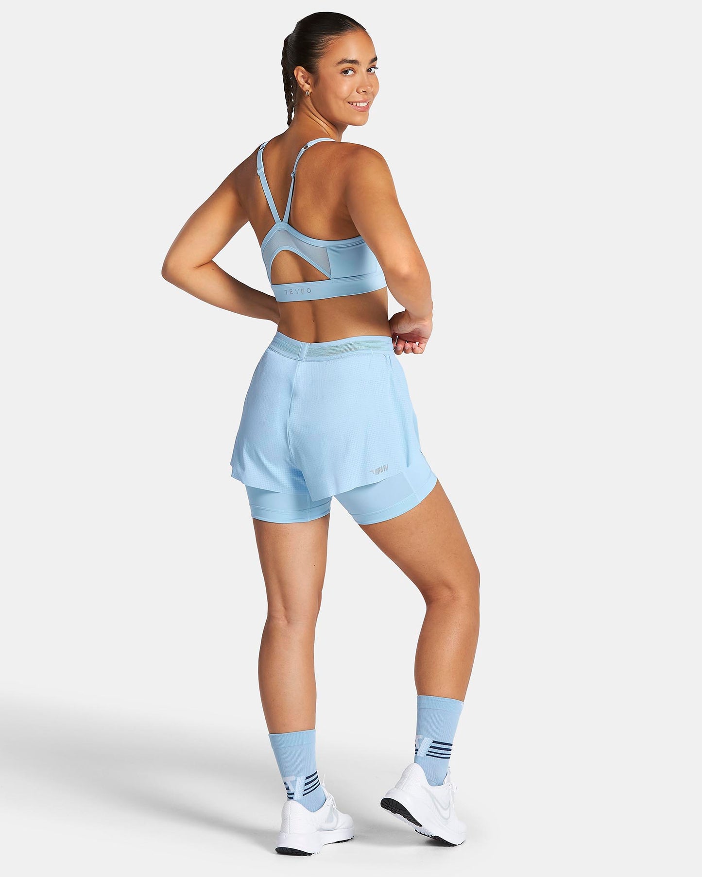 RUN 2in1 Shorts 5 Inch ‘Ice Blue’