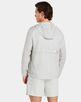 RUN Lightweight Zip Jacke "Hellgrau"