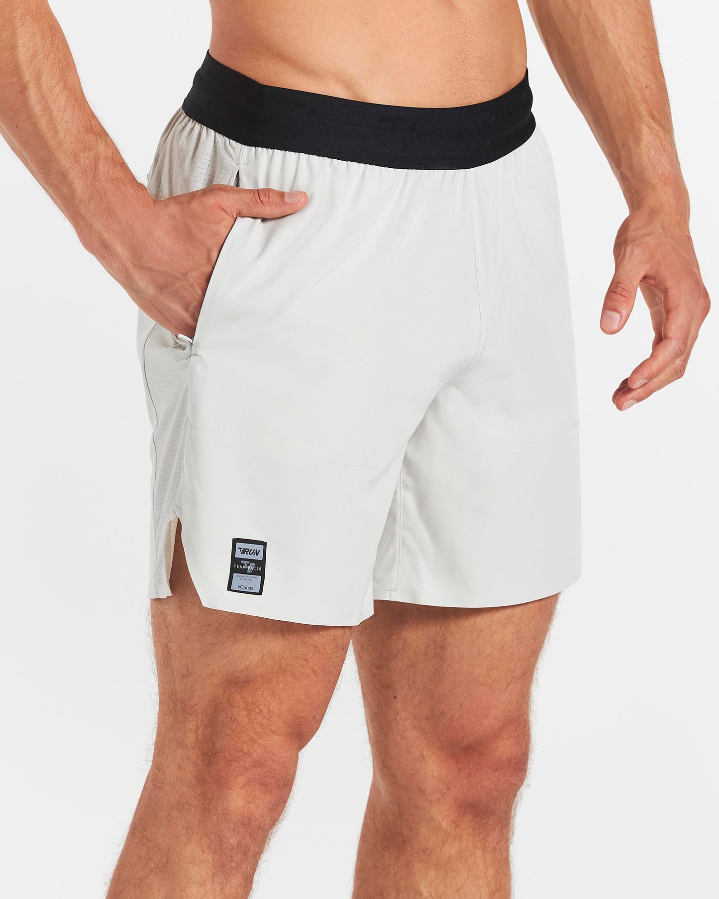 Short RUN 7 pouces « gris clair »