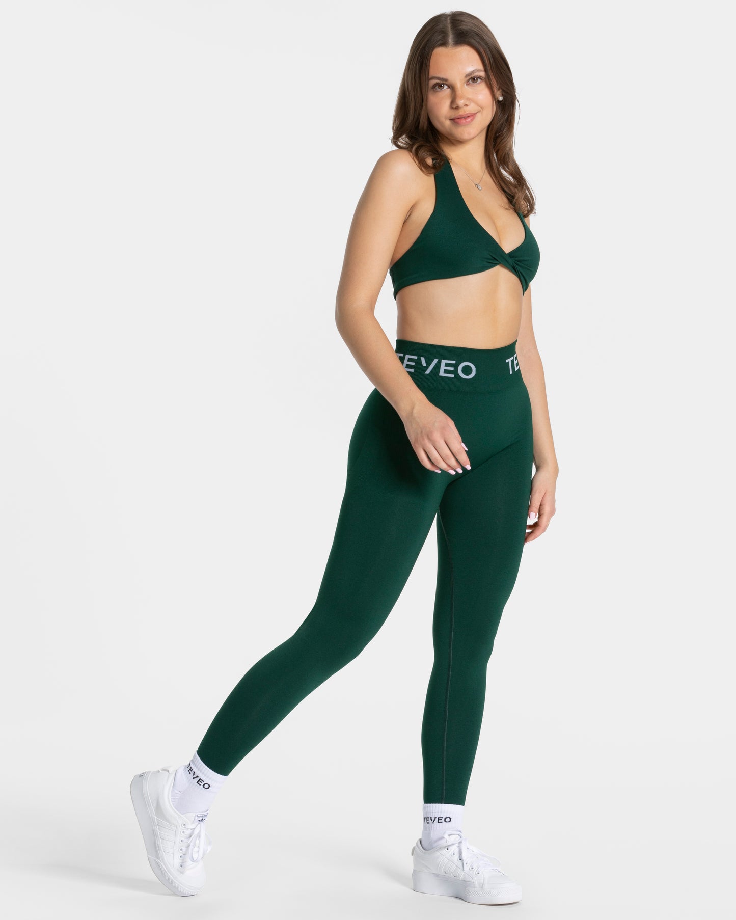 Signature Covert Scrunch Leggings ‘Dark green’