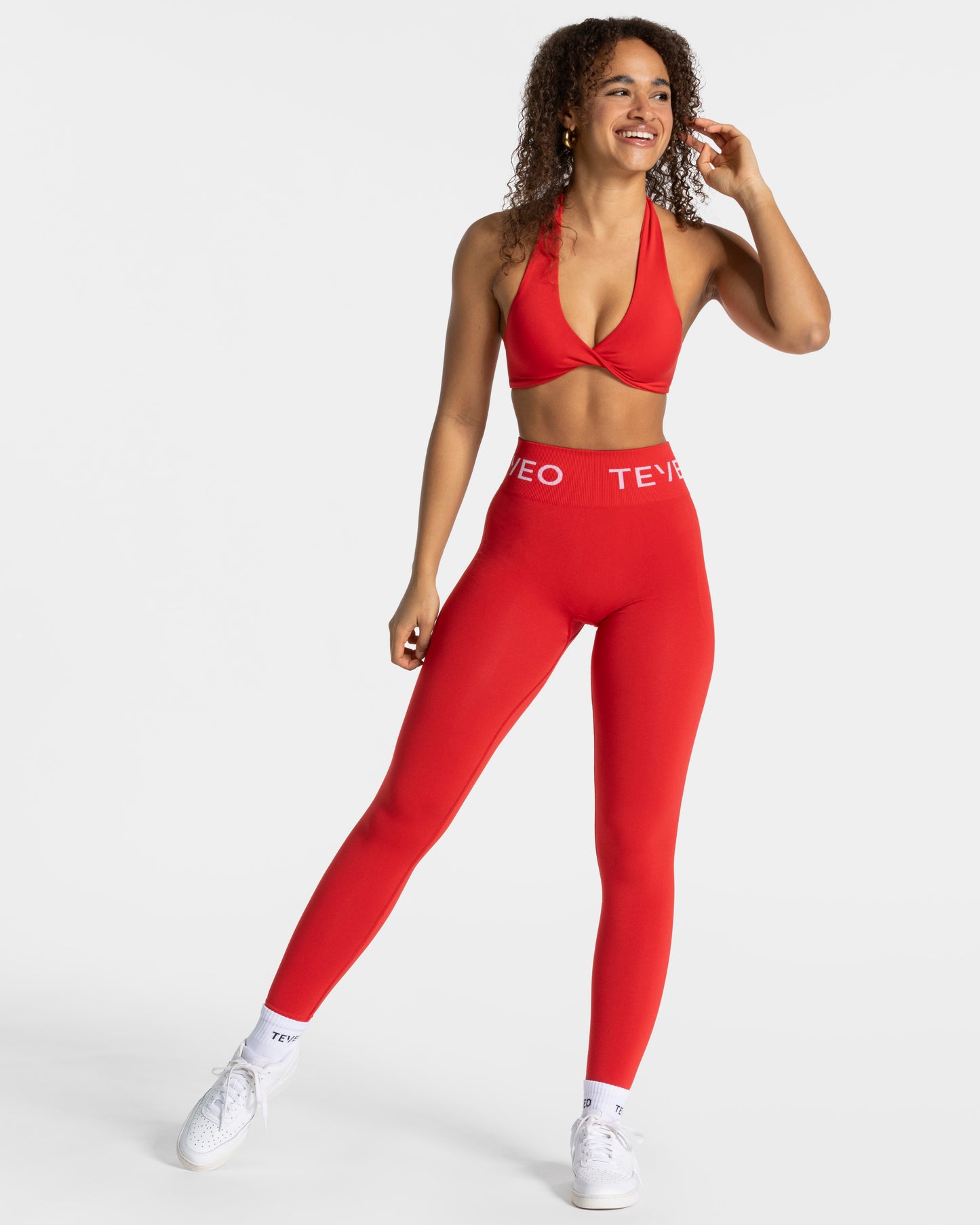 Signature Covert Scrunch Leggings ‘Red’