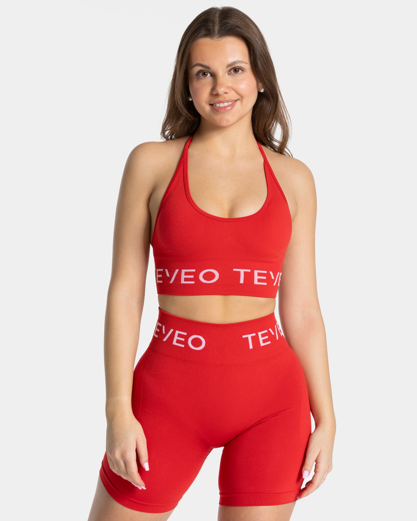 Signature Halterneck Bra ‘Red’