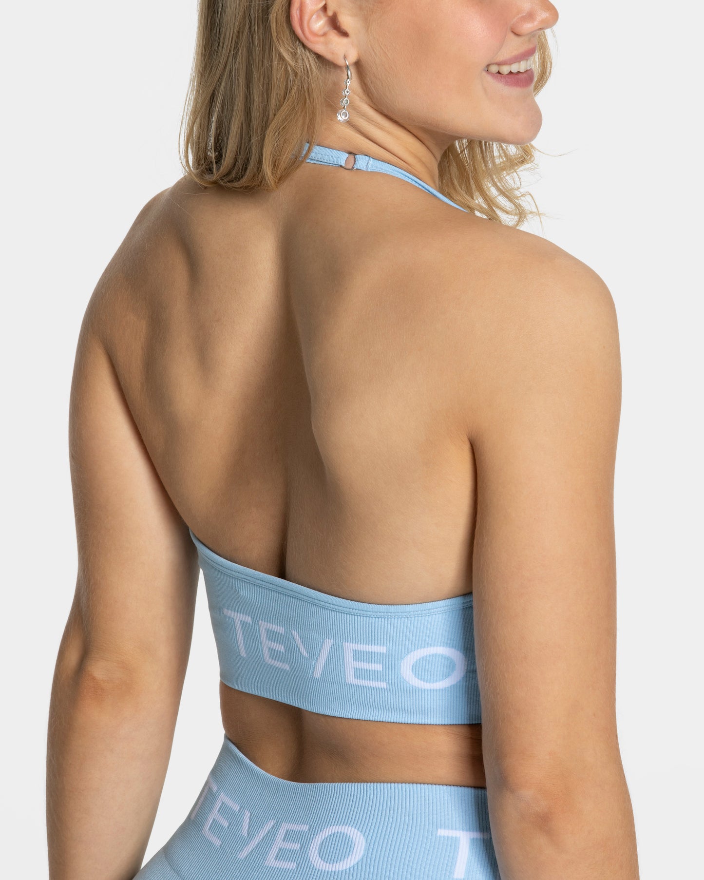 Signature Halterneck Bra ‘Ice Blue’