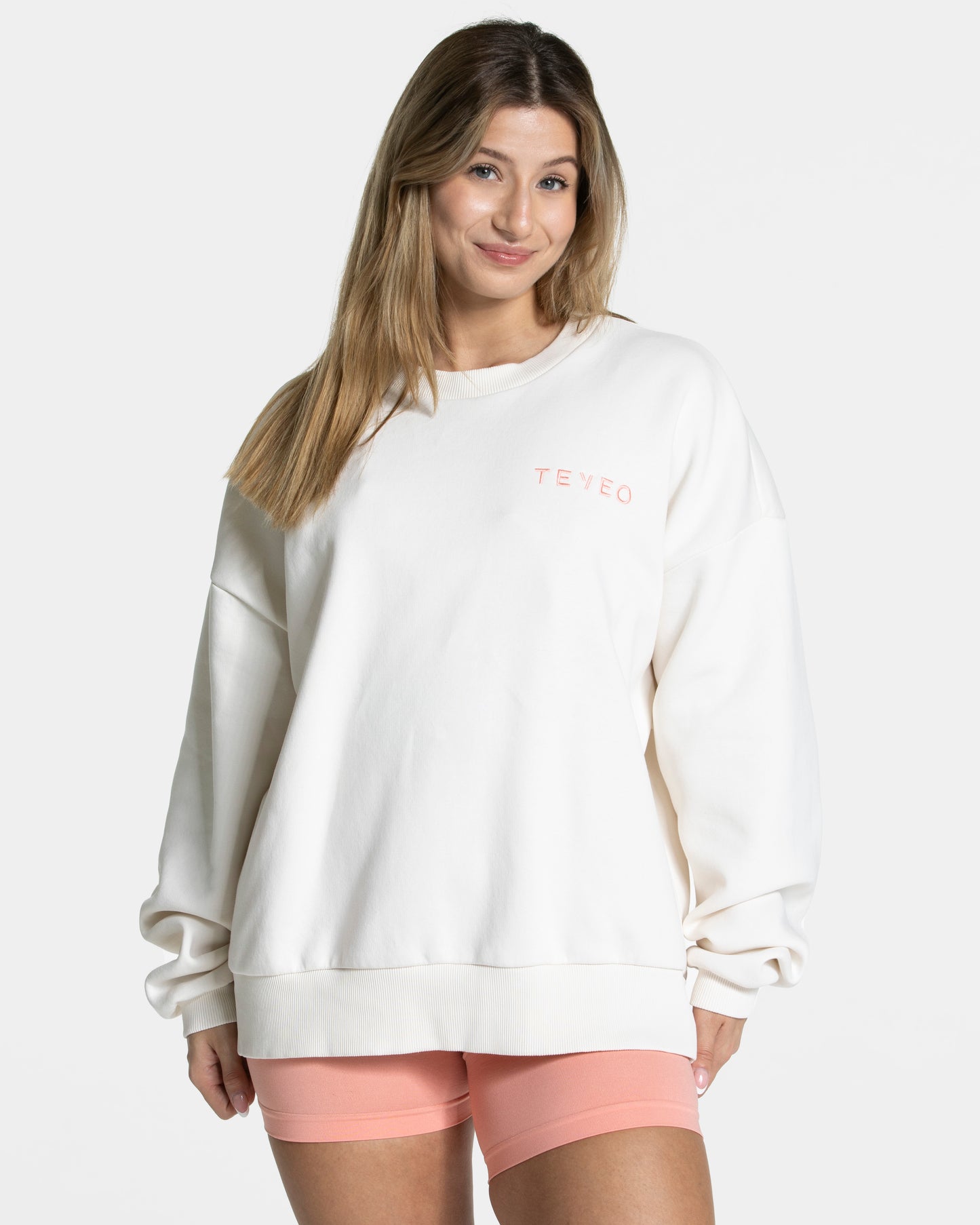 Signature Oversized Sweater ‘Peach’