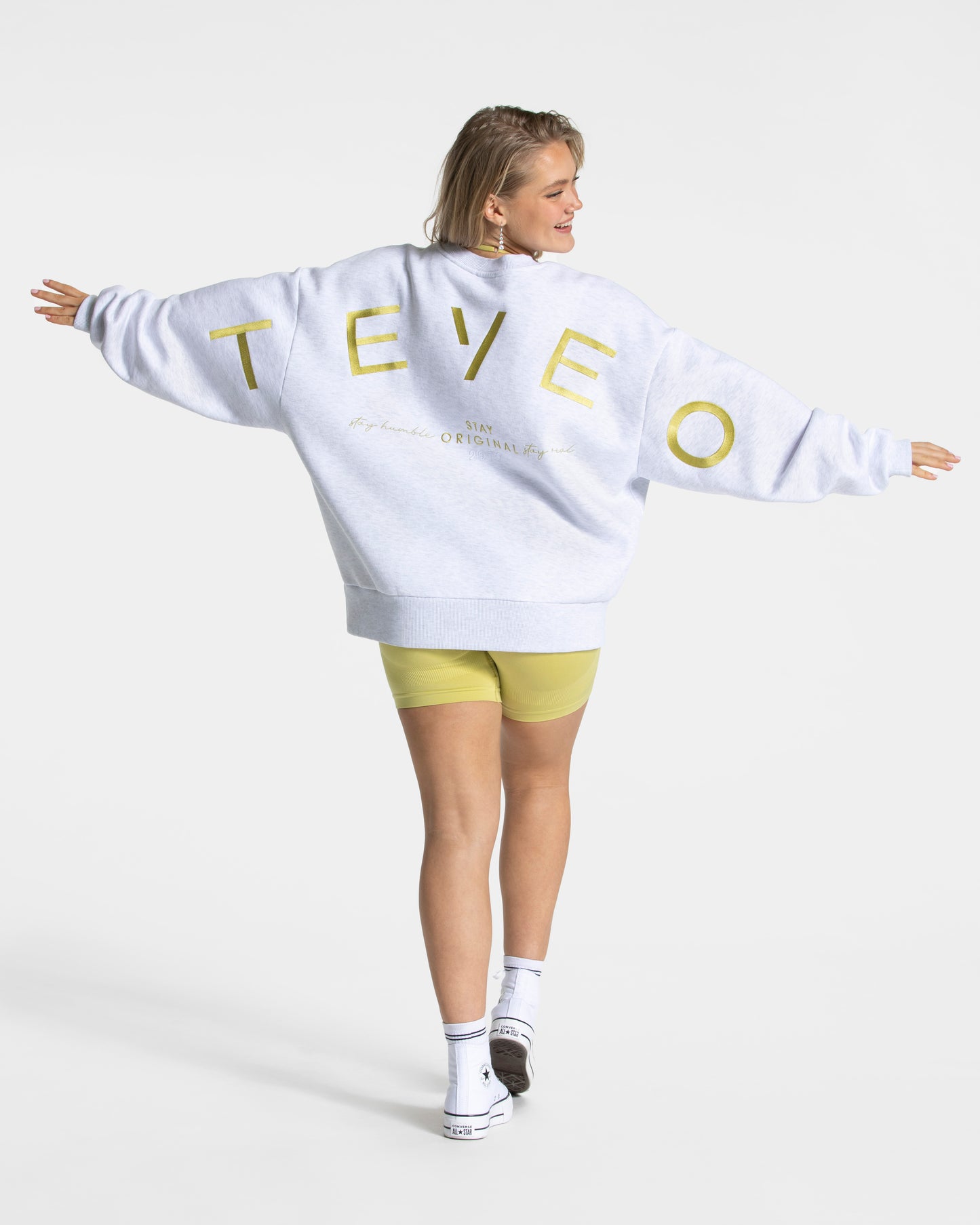 Signature Oversized Sweater ‘Lime’
