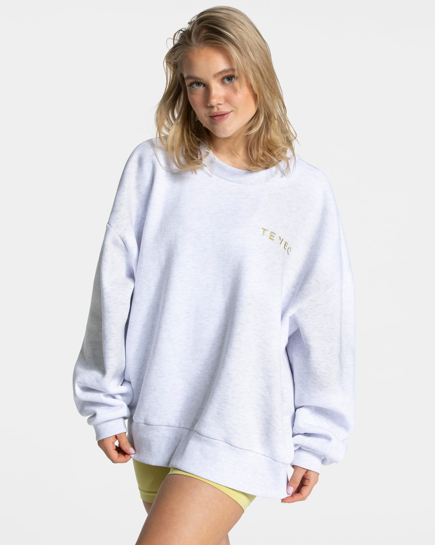 Signature Oversized Sweater ‘Lime’