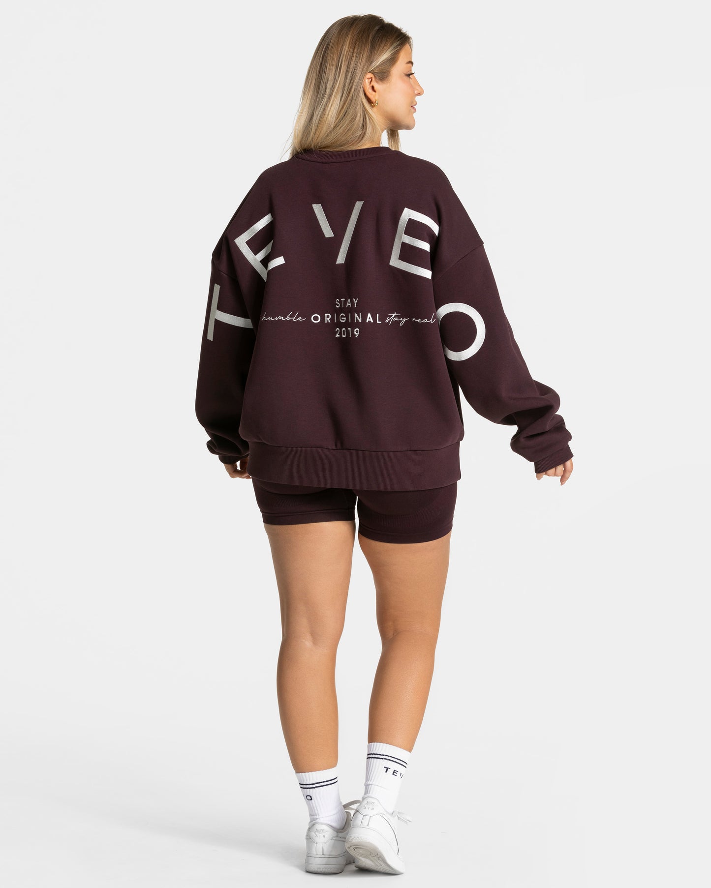 Signature Oversized Sweater ‘Merlot’