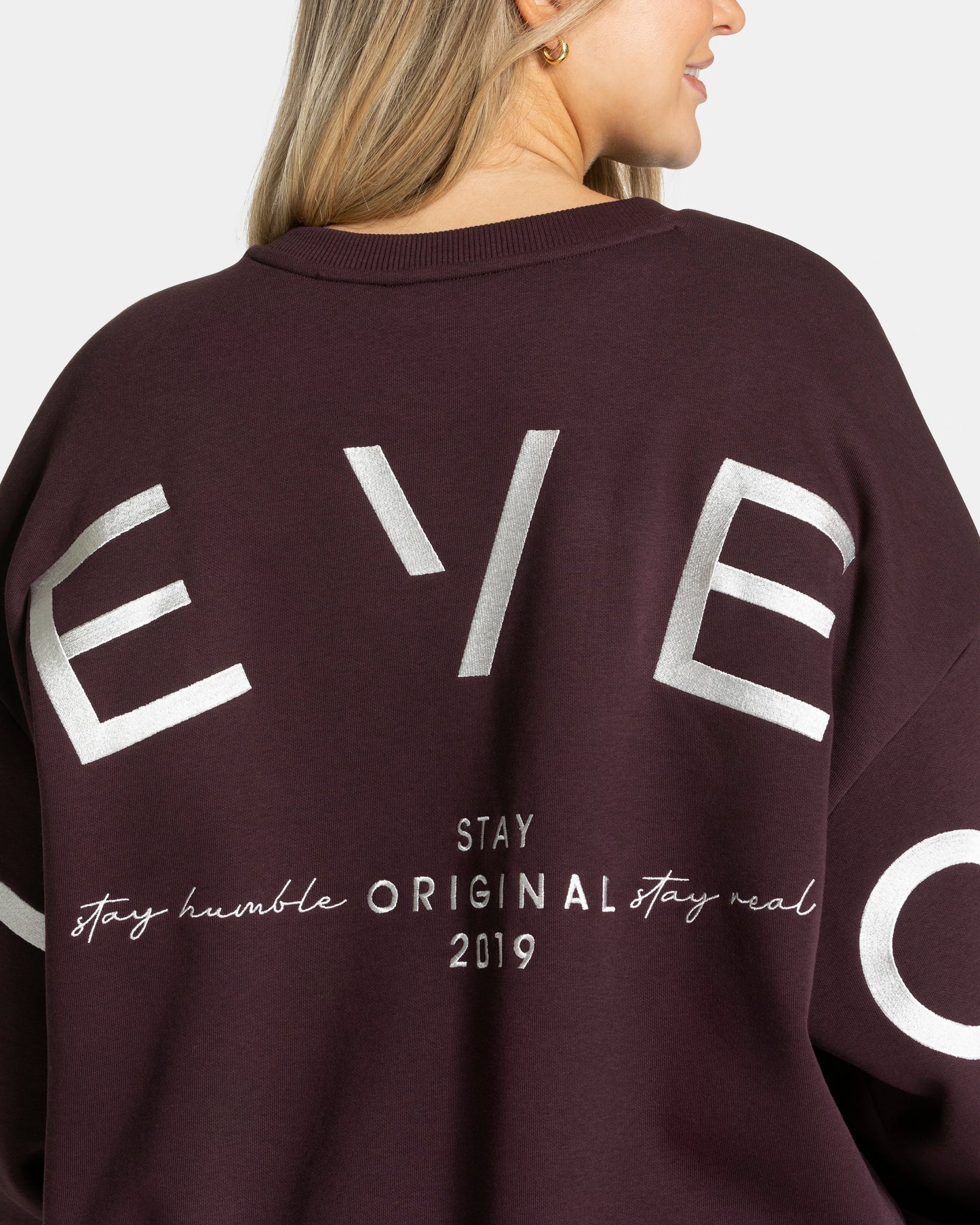 Signature Oversized Sweater ‘Merlot’