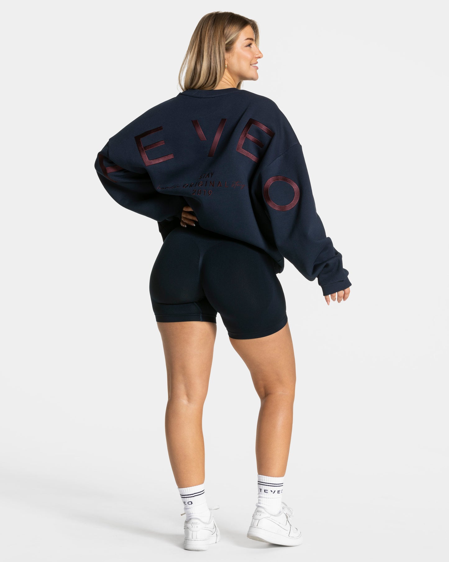 Sweat-shirt oversize Signature « Midnight »
