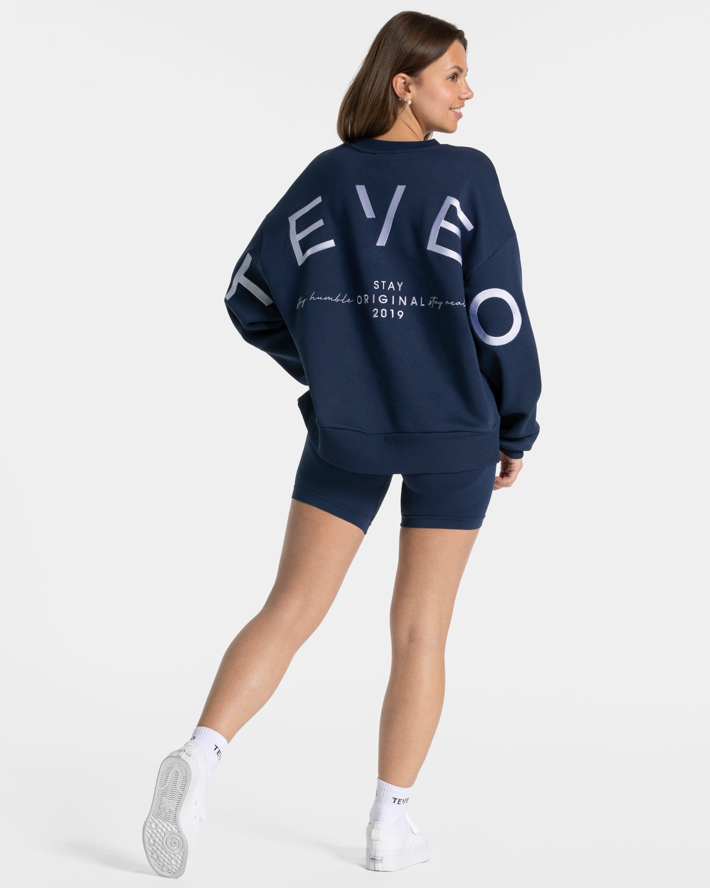 Sudadera oversize Signature «azul oscuro»
