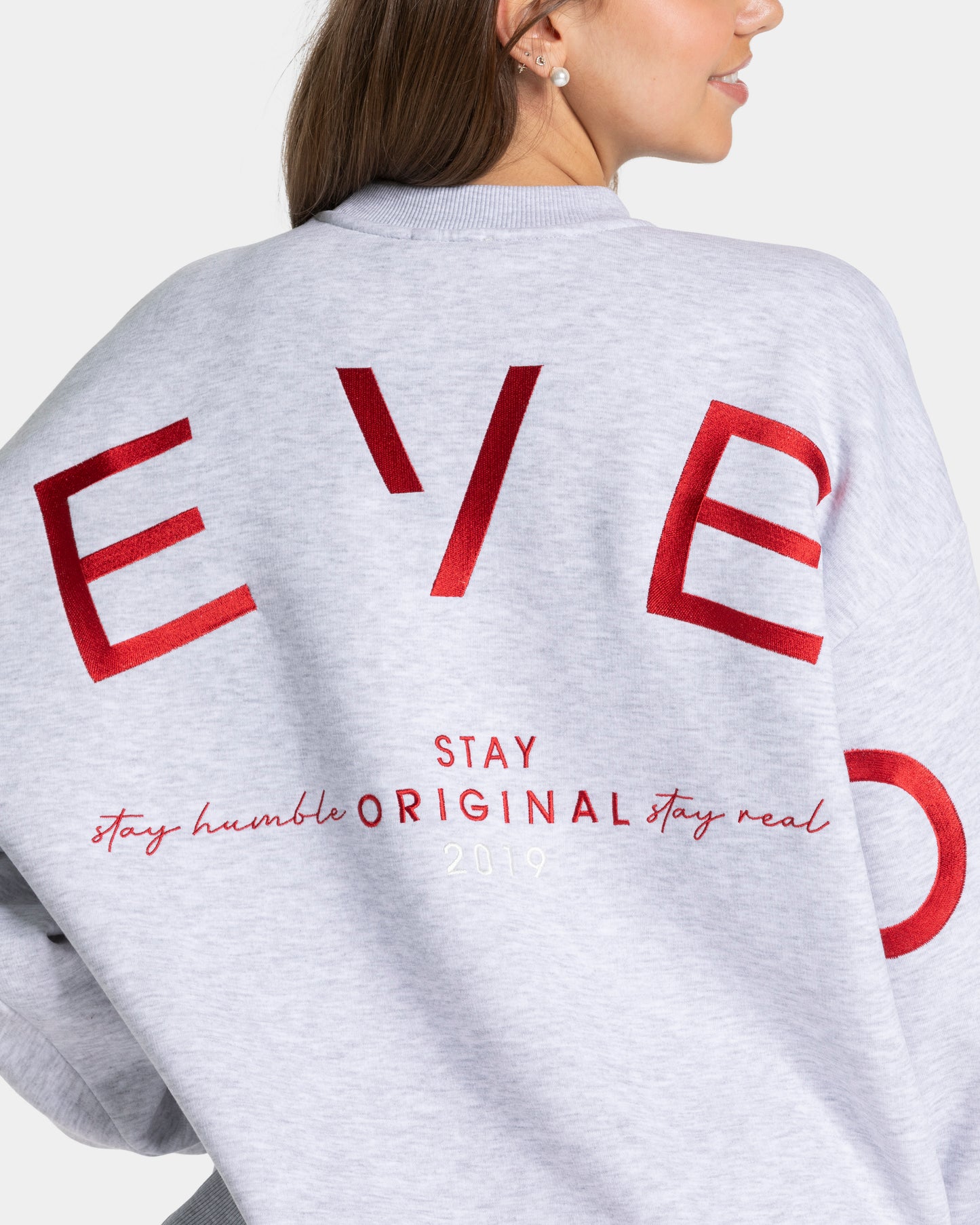 Signature Oversized Sweater ‘Light Grey’