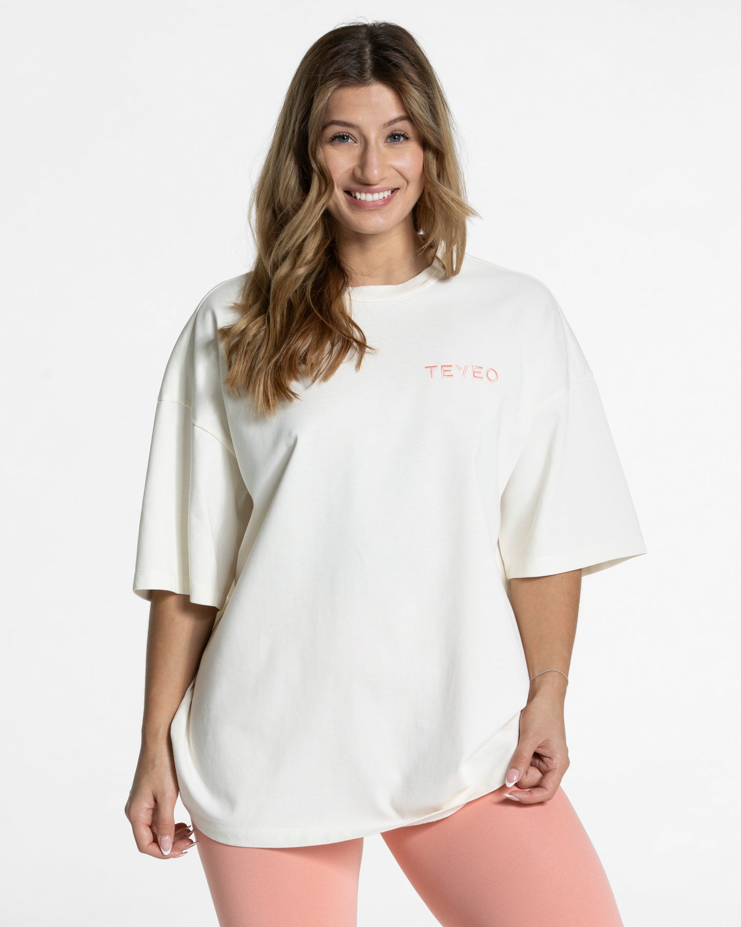 Signature Oversized T-Shirt ‘Peach’