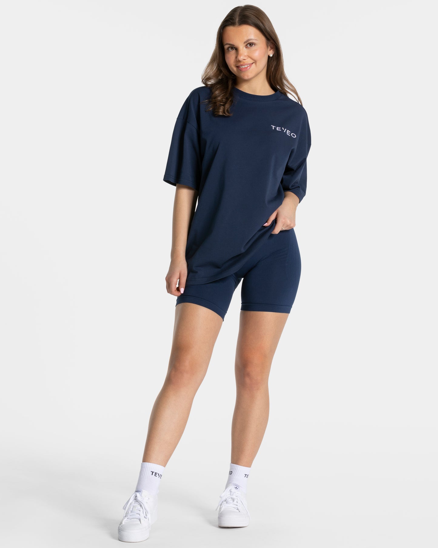 Signature Oversized T-Shirt ‘Dark Blue’