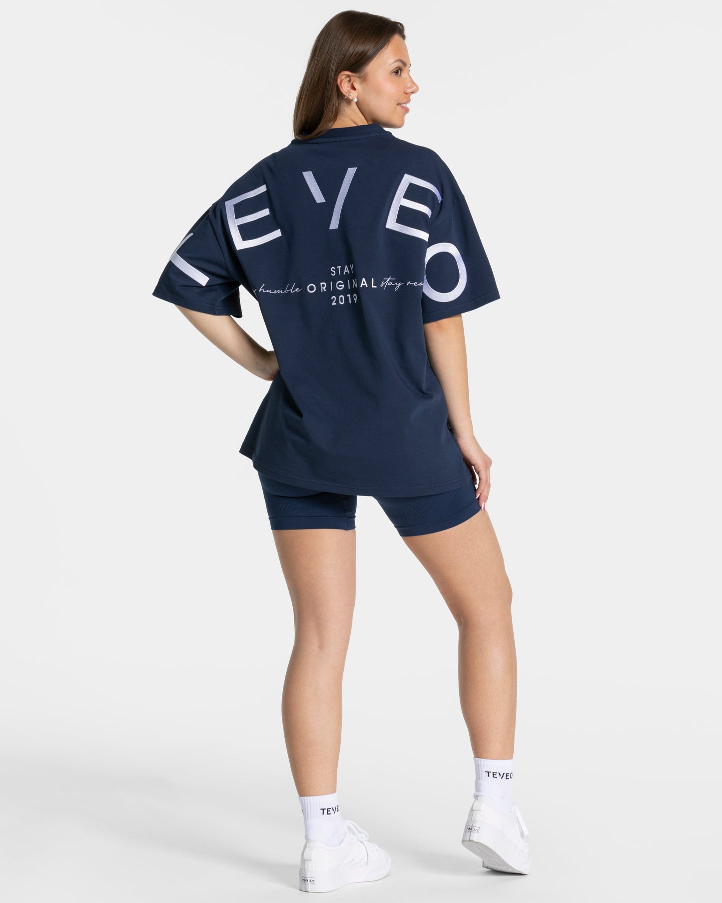 Signature Oversized T-Shirt ‘Dark Blue’