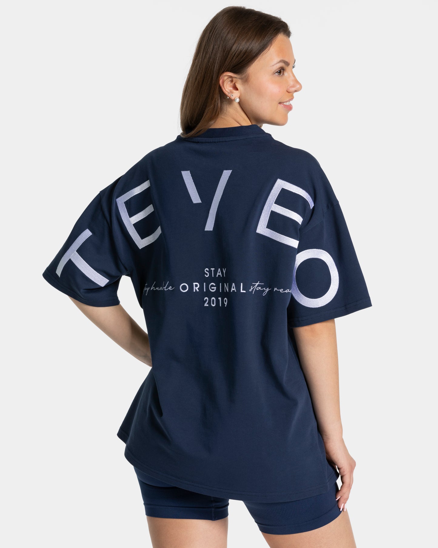 Signature Oversized T-Shirt ‘Dark Blue’