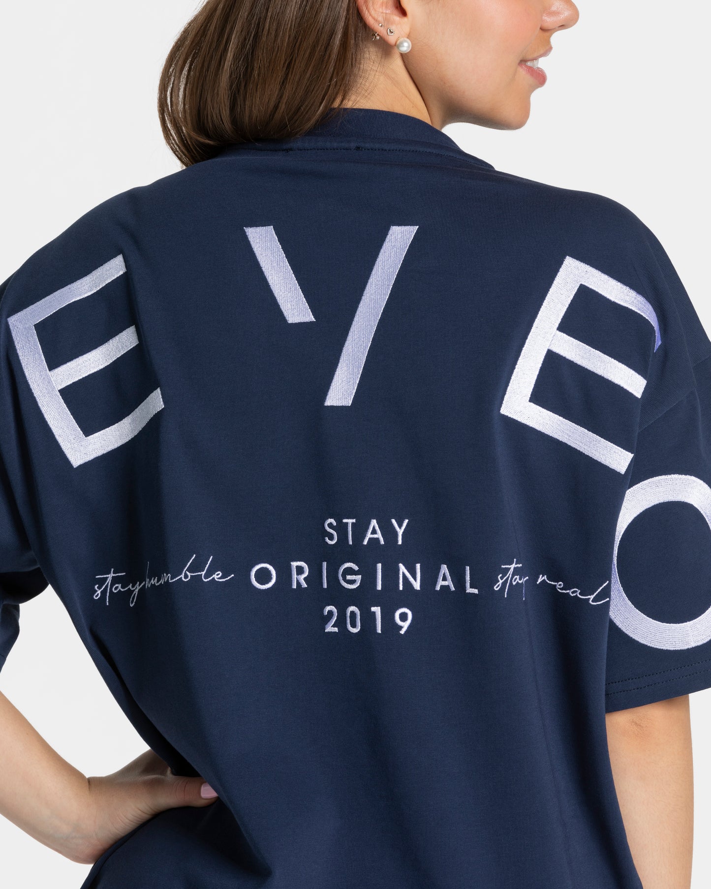 Signature Oversized T-Shirt ‘Dark Blue’
