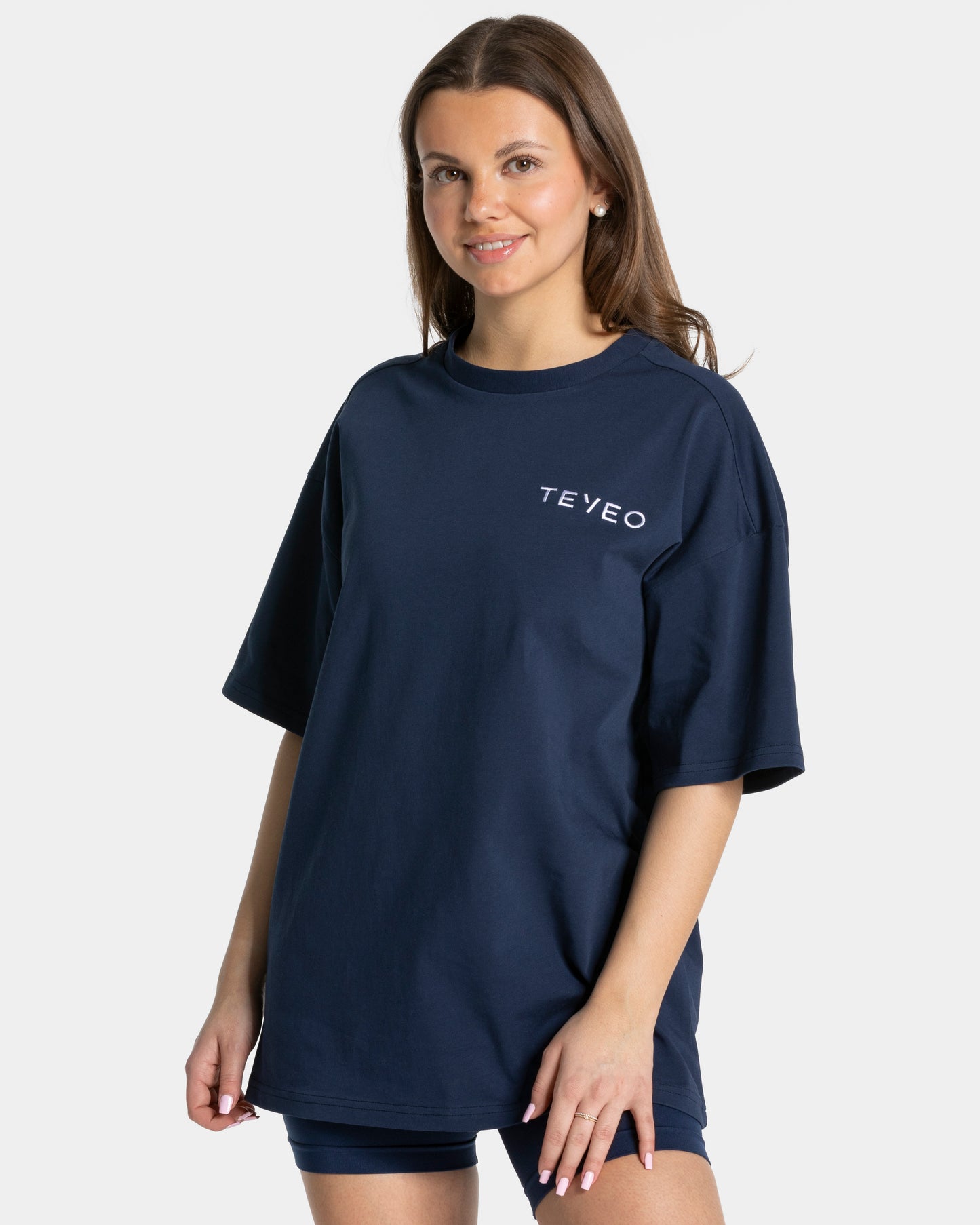 Signature Oversized T-Shirt ‘Dark Blue’