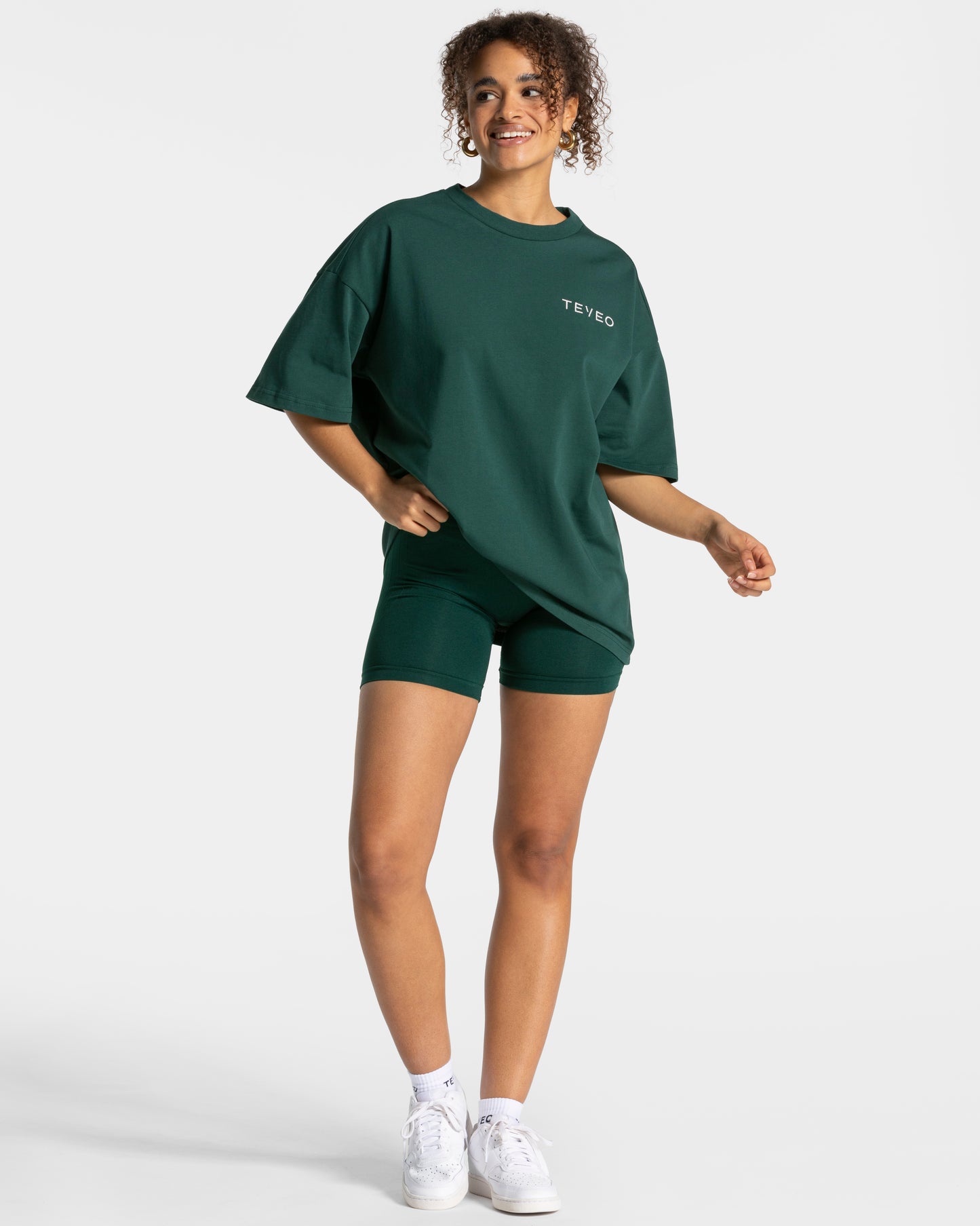 Signature Oversized T-Shirt "Dunkelgrün"