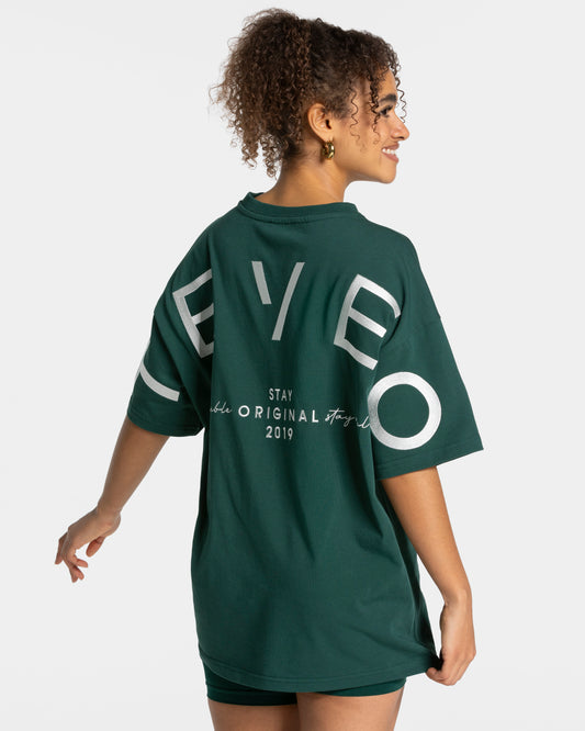 Signature Oversized T-Shirt ‘Dark Green’