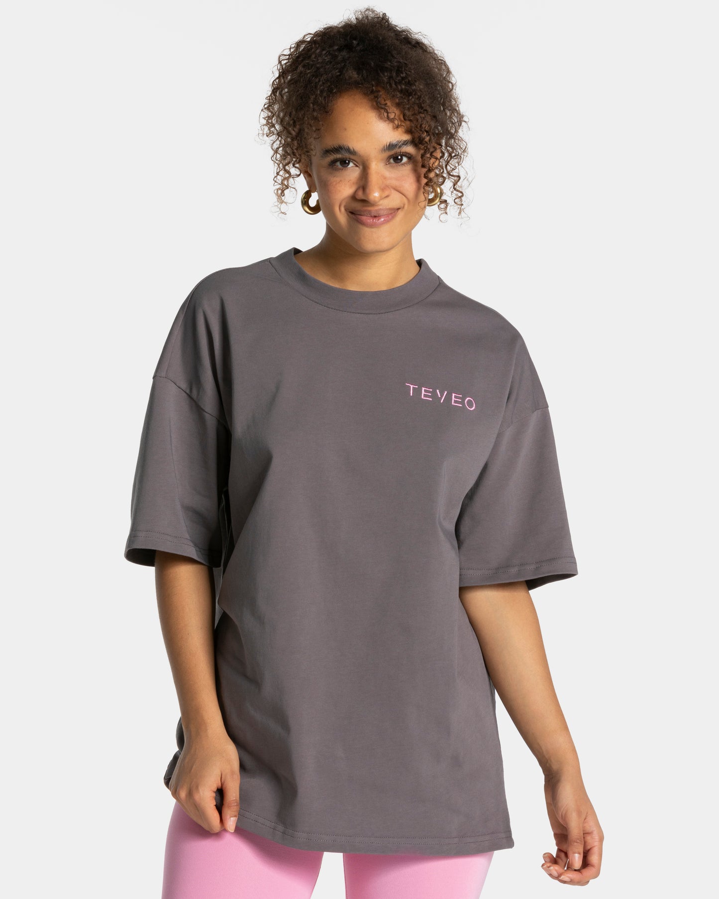 T-shirt oversize Signature « graphite »