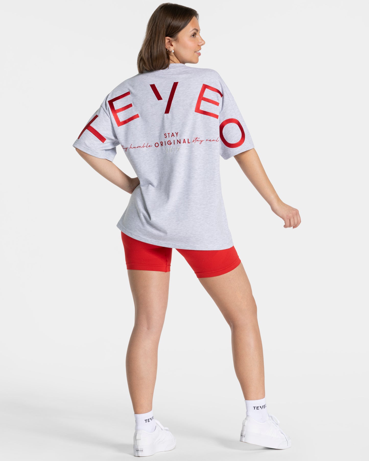 Signature Oversized T-Shirt ‘Light Grey’