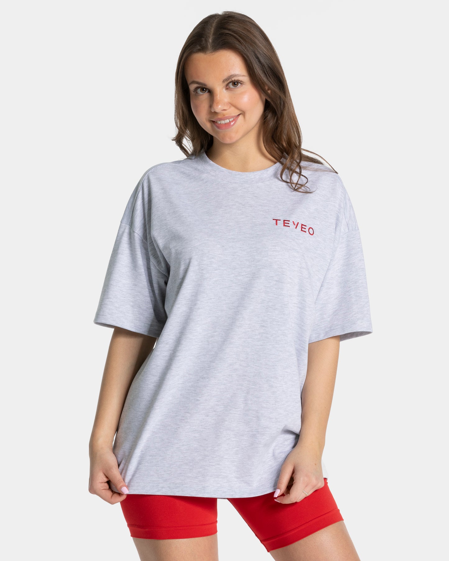 Signature Oversized T-Shirt ‘Light Grey’