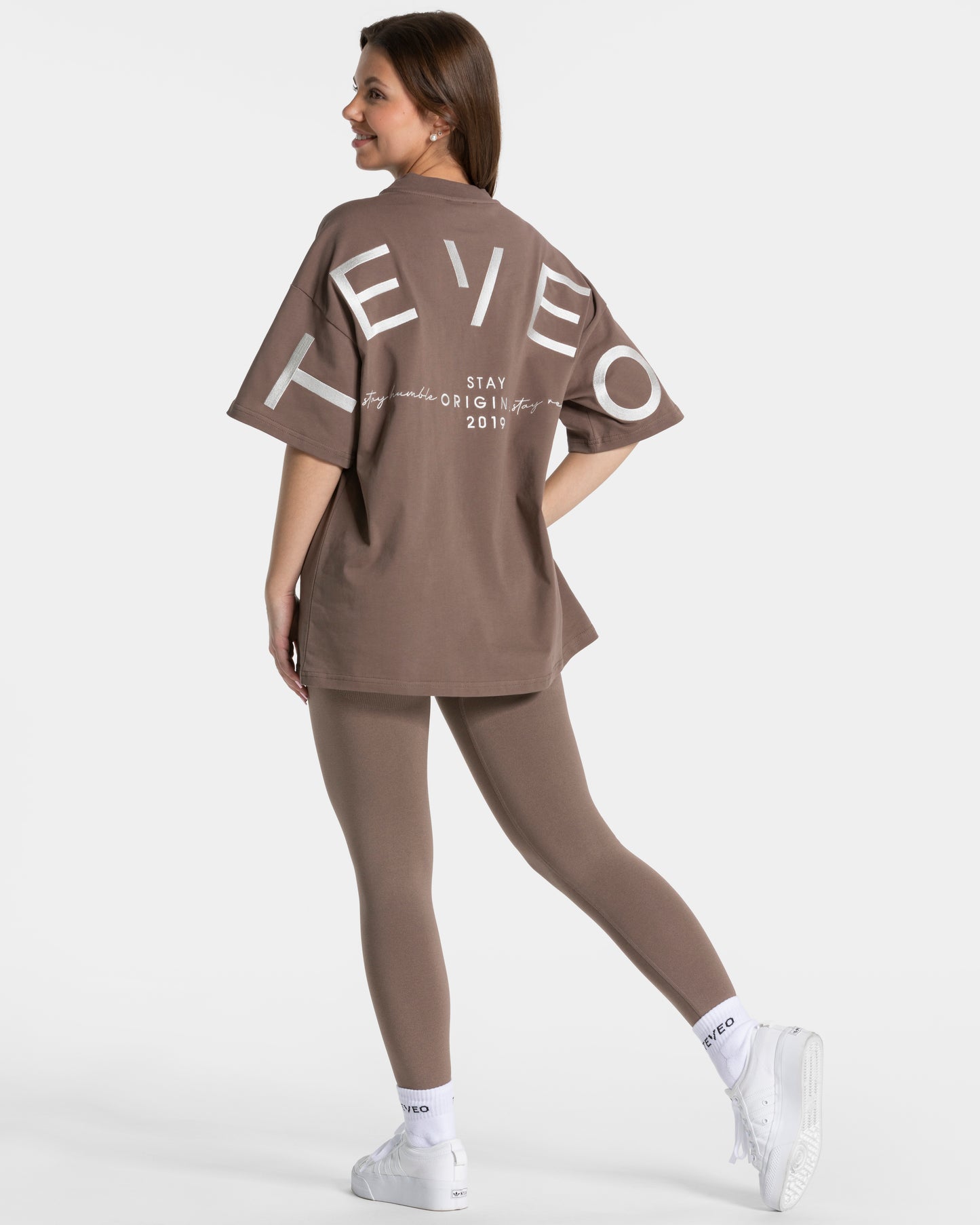 T-shirt Signature Oversized “Moca”