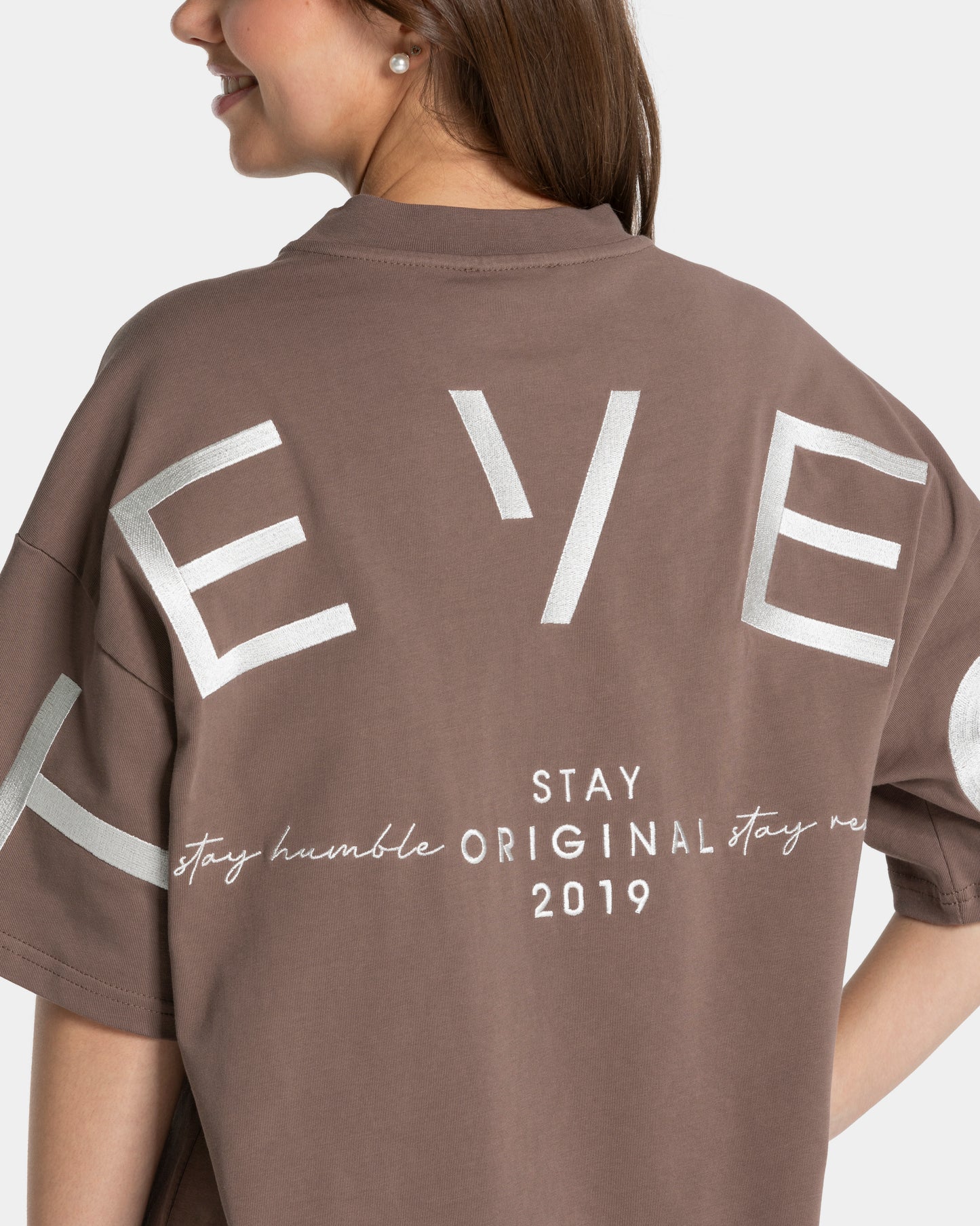 Signature Oversized T-Shirt ‘Mocha’