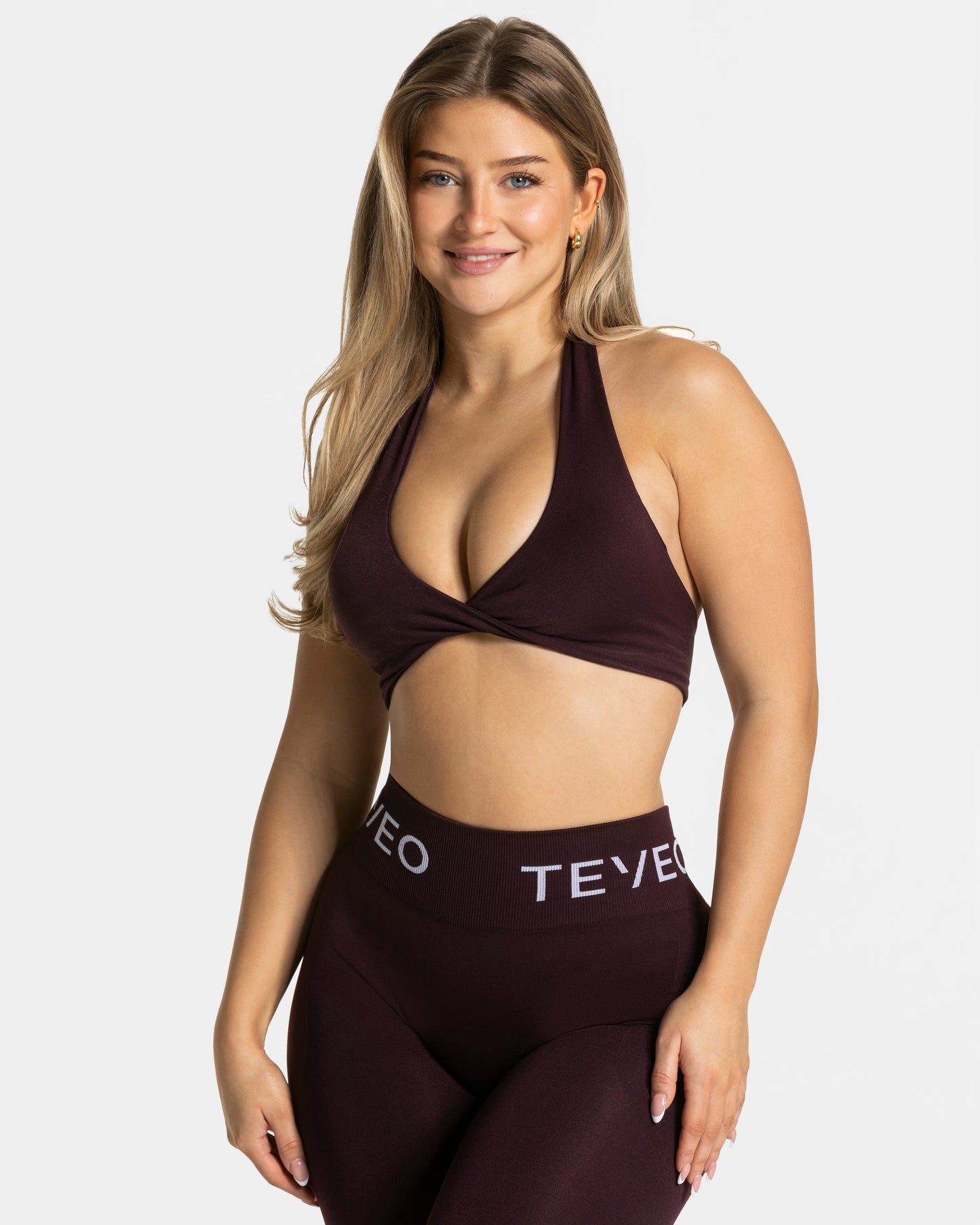 Signature Twisted Bra ‘Merlot’