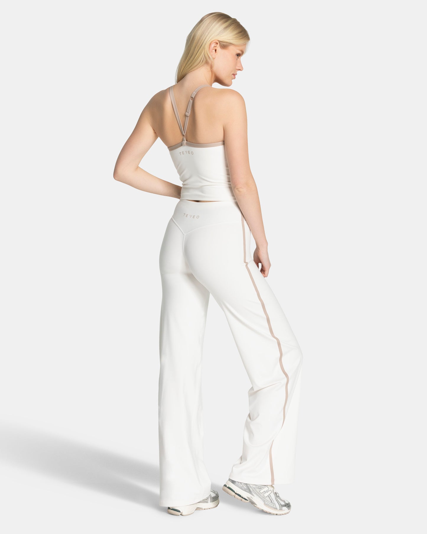 Haut côtelé Soft « Blanc cassé »