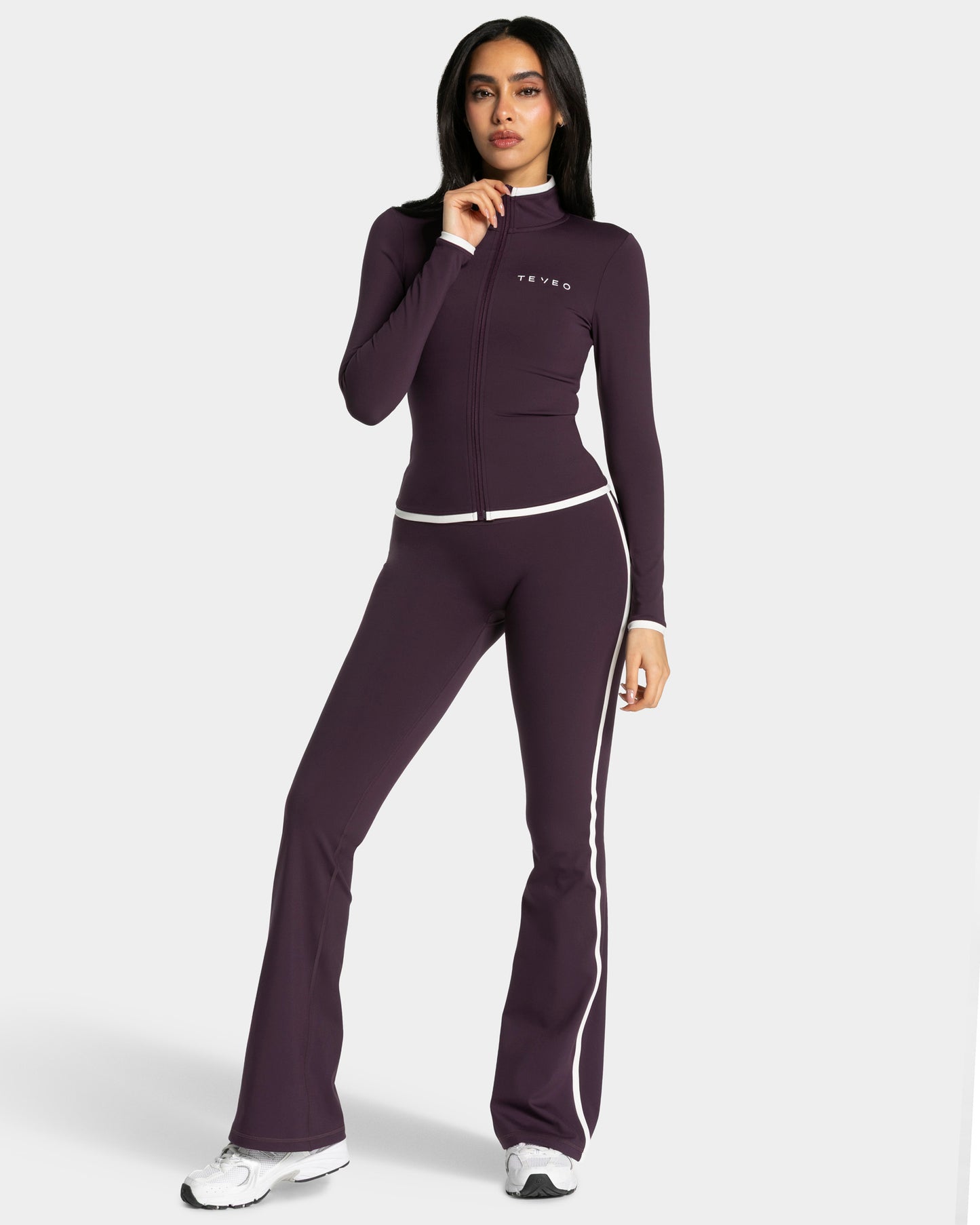 Soft Flared Leggings Regular "Blackberry"