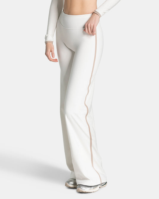 Pantaloni Soft Straight Leg Tall “Off White”
