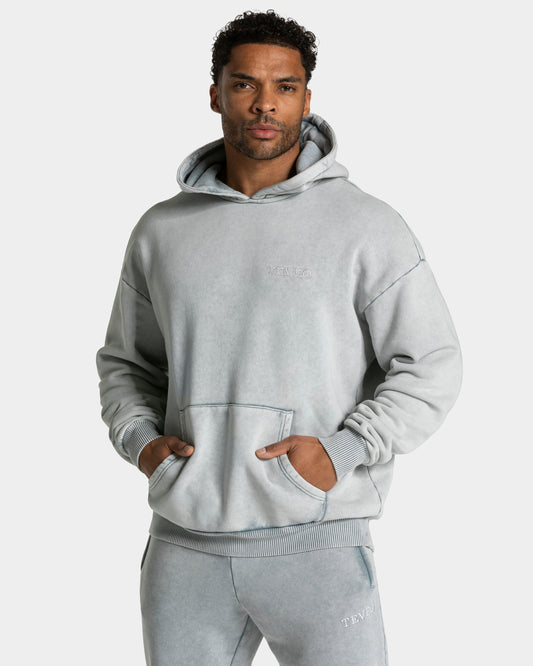 Sweat à capuche Acid « gris clair »