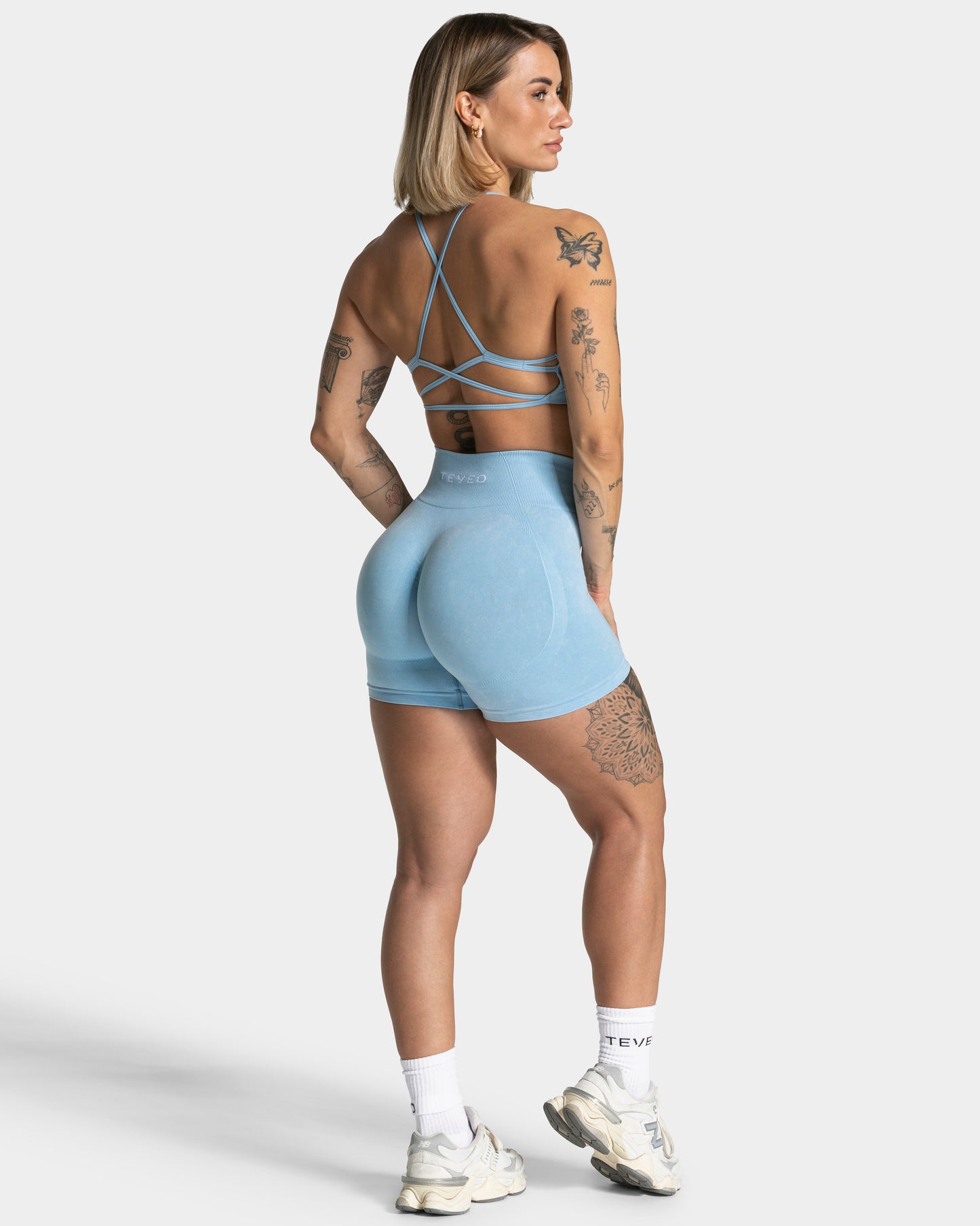 Acid Covert Scrunch Shorts "Babyblau"
