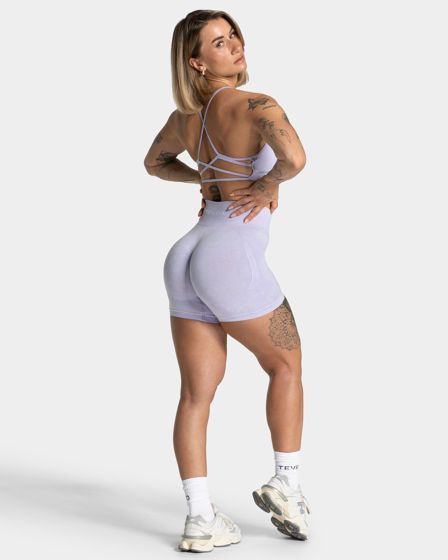 Shorts Acid Covert Scrunch «lila»