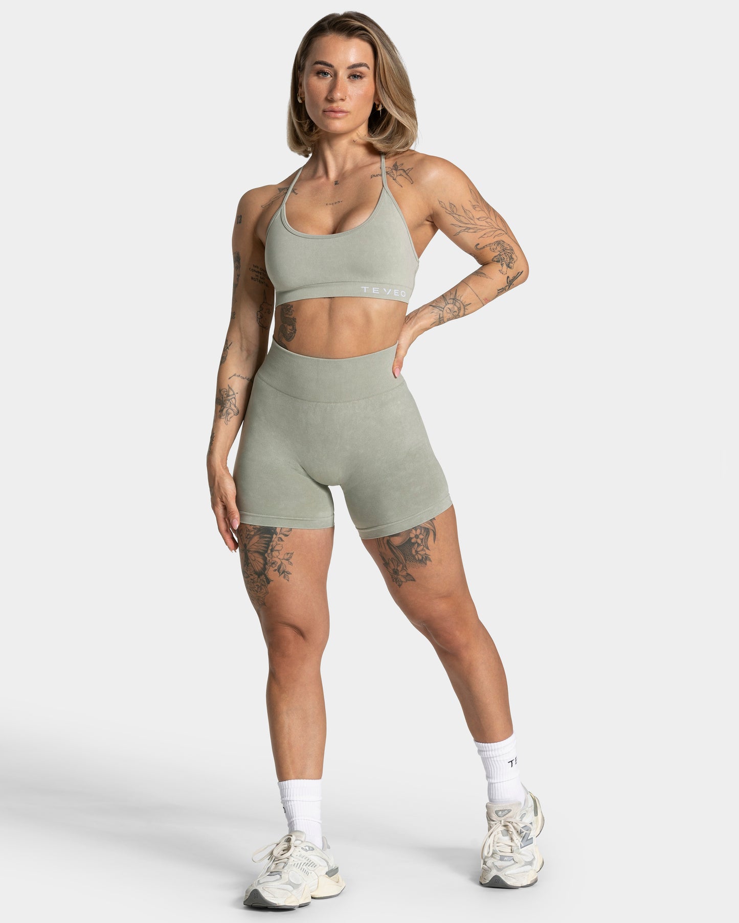Shorts Acid Covert Scrunch «salvia»