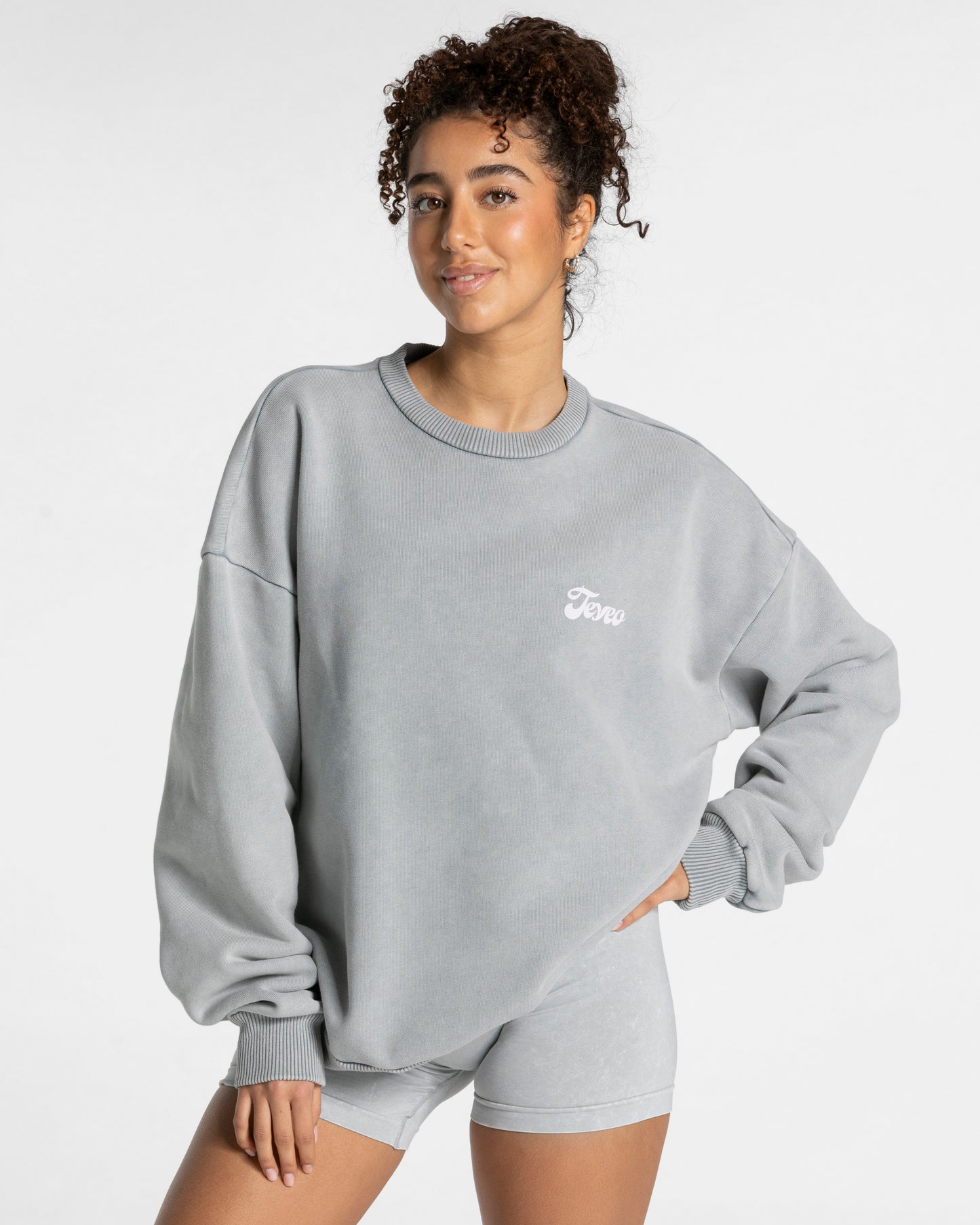 Acid Oversized Sweater ‘Light Grey’