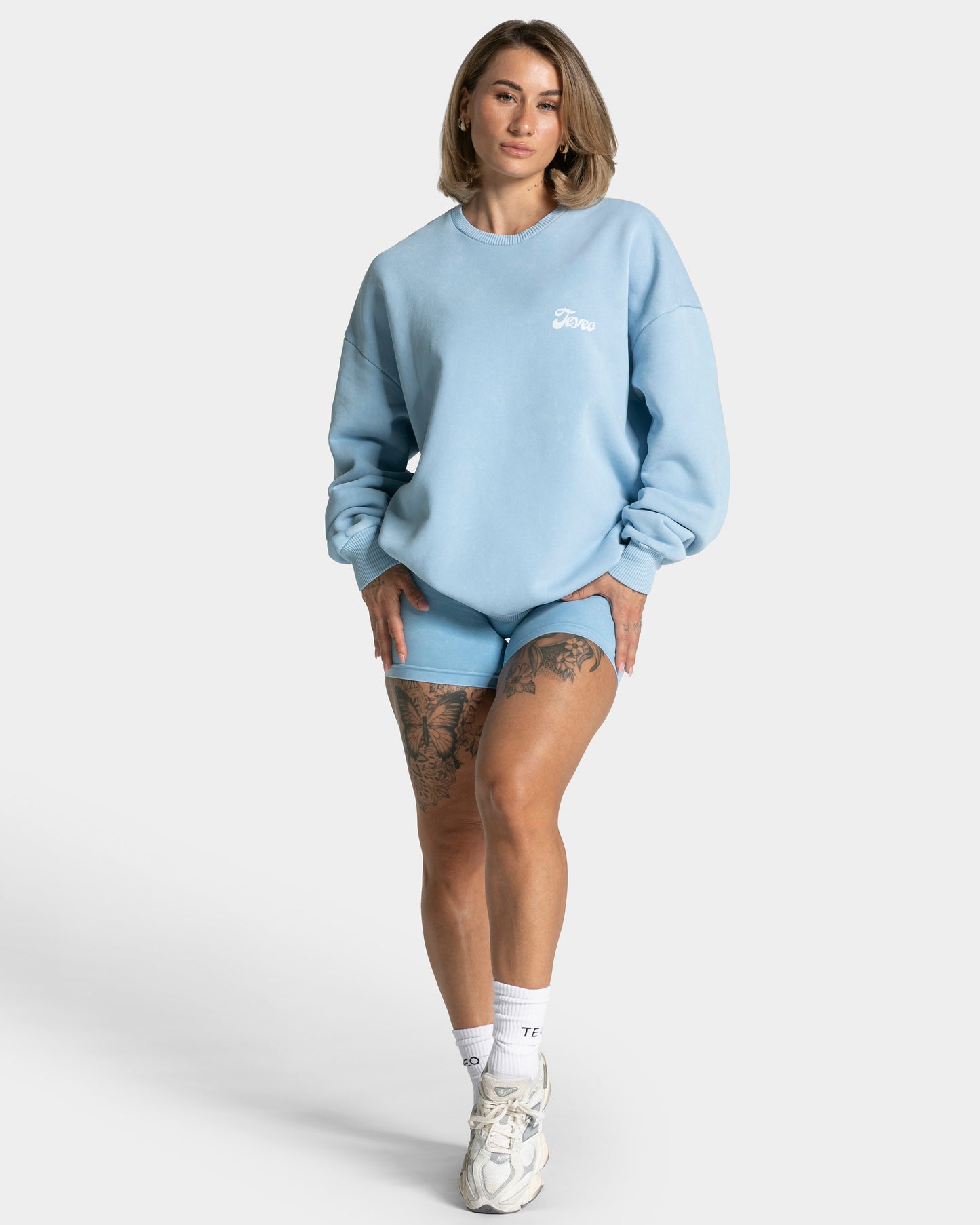 Acid Oversized Sweater ‘Baby Blue’