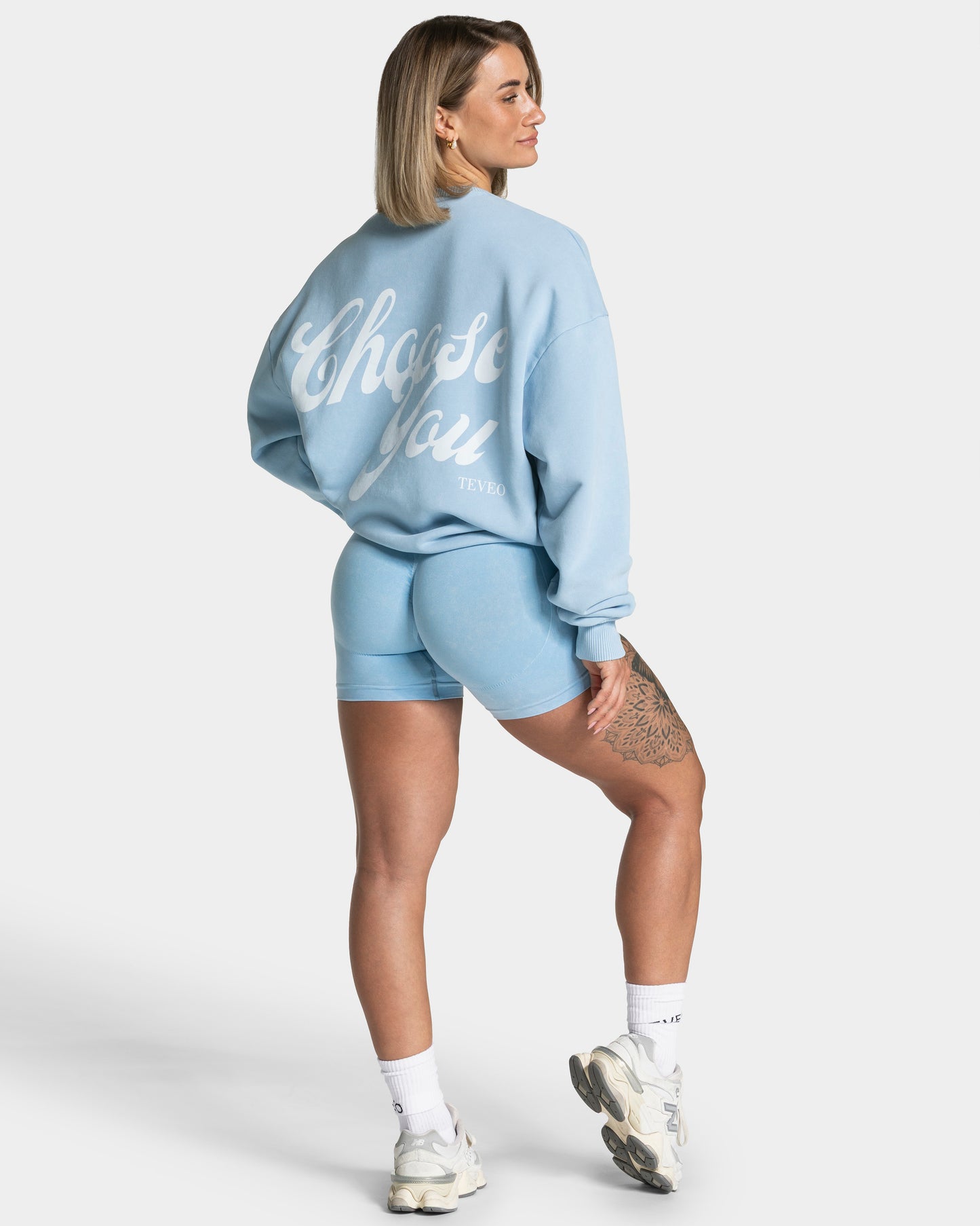 Acid Oversized Sweater ‘Baby Blue’