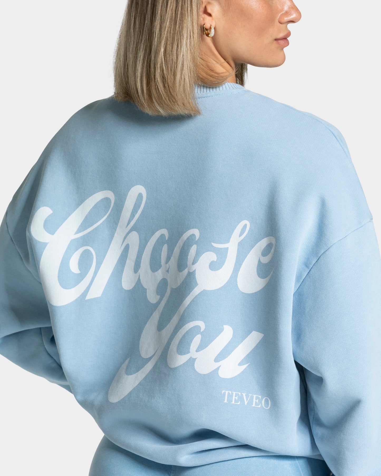 Acid Oversized Sweater ‘Baby Blue’