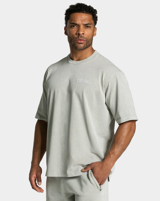 T-shirt Acid « vert sauge »