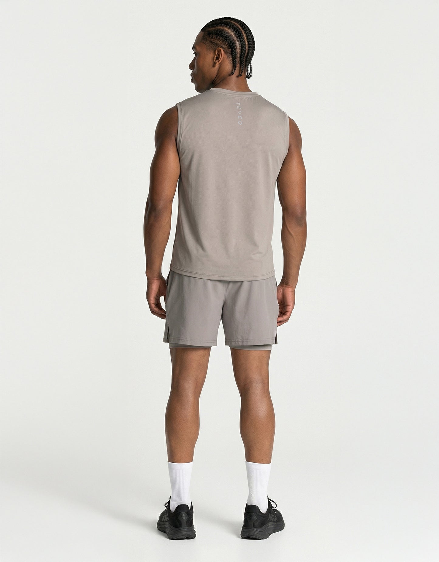 Short 2-en-1 END Running « smoke »