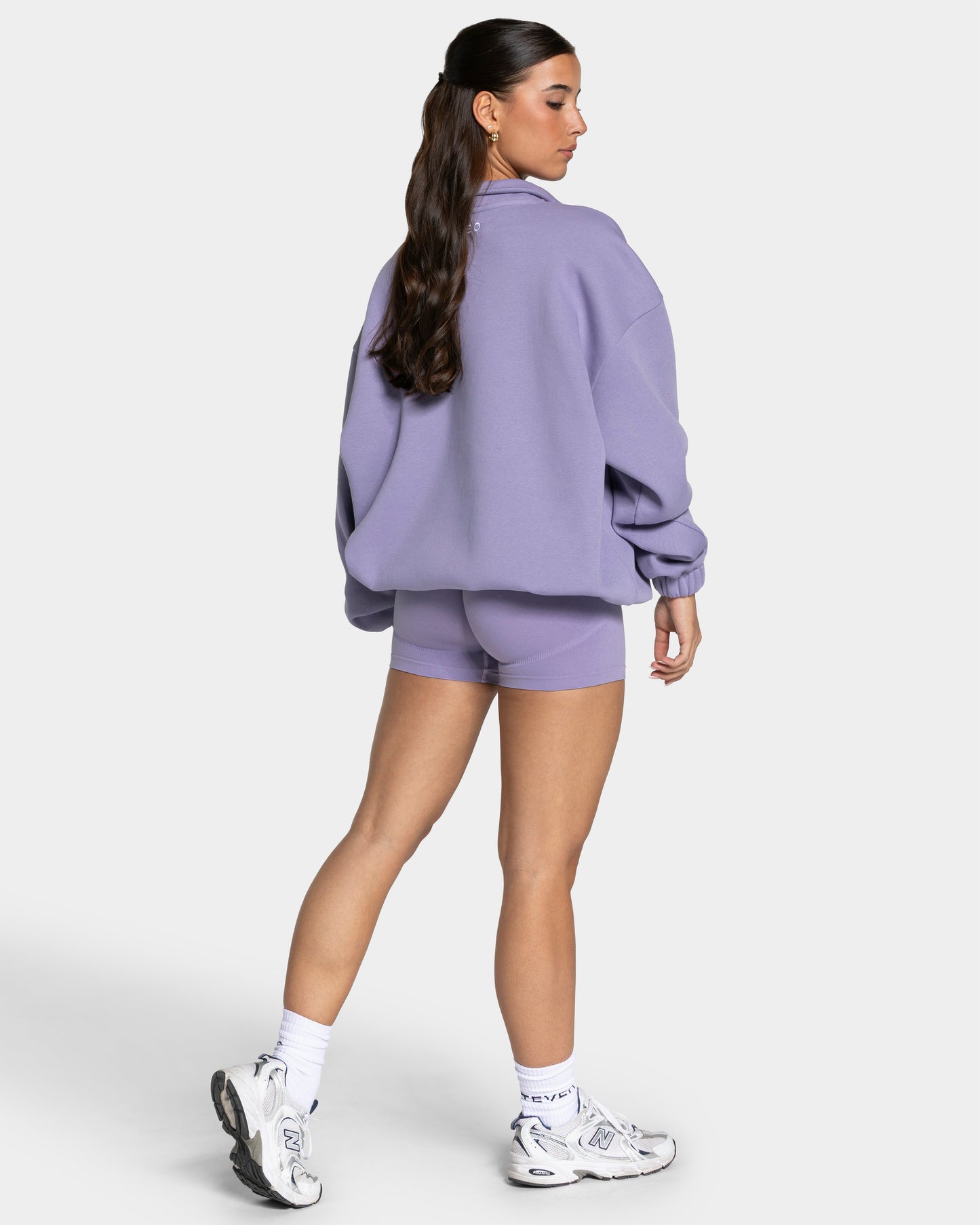 Femme Half Zip Sweater ‘Lavender’