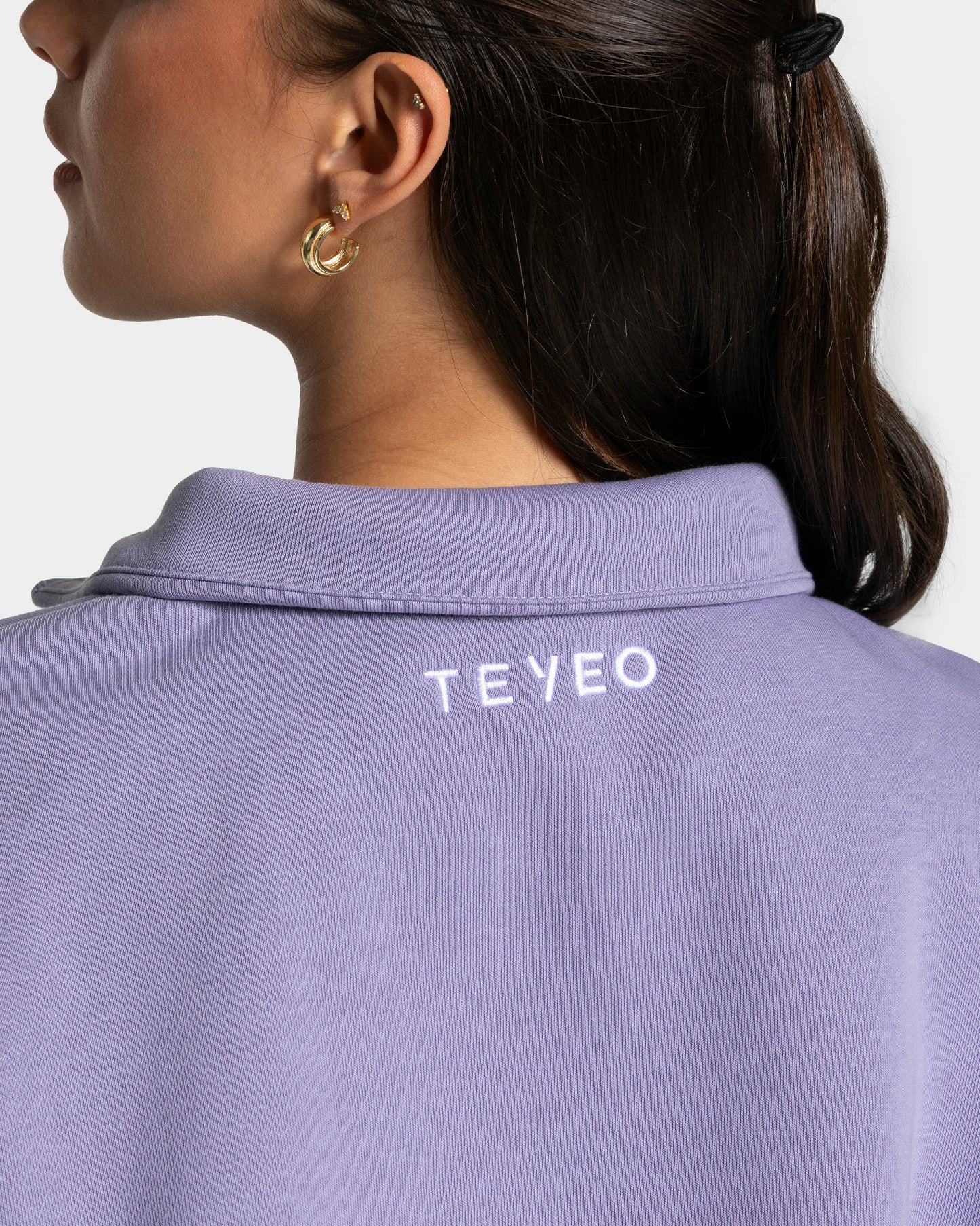 Femme Half Zip Sweater ‘Lavender’