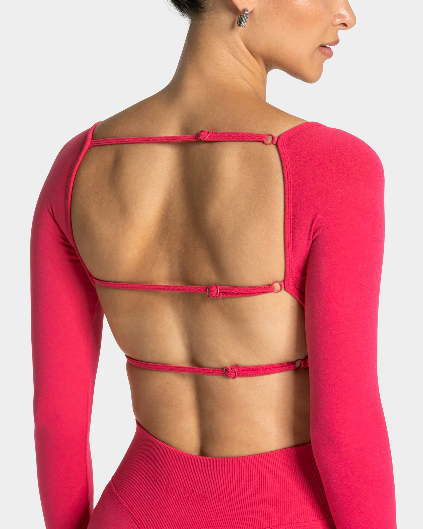 Femme Backless Long Sleeve ‘Berry’