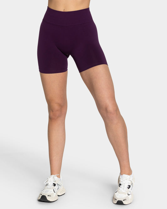 Short Sculpt scrunch Femme « aubergine »