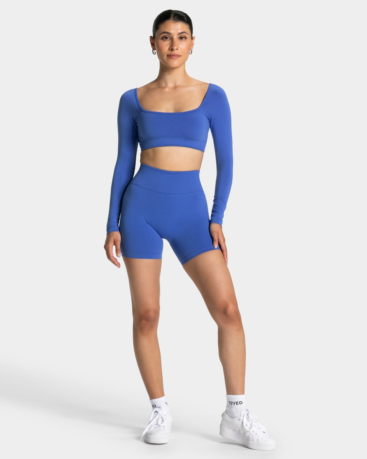 Short Sculpt scrunch Femme « bleu roi »