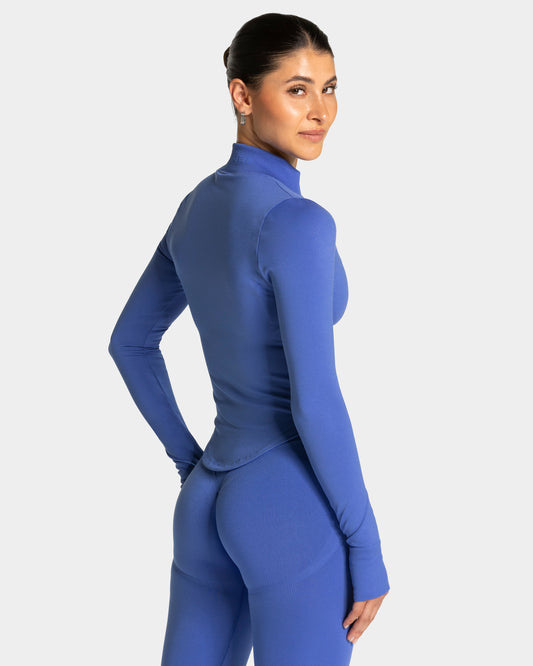 Veste de sport zippée Shaping Femme « bleu roi »