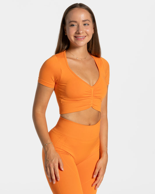 Focus Crop Top ‘Orange’