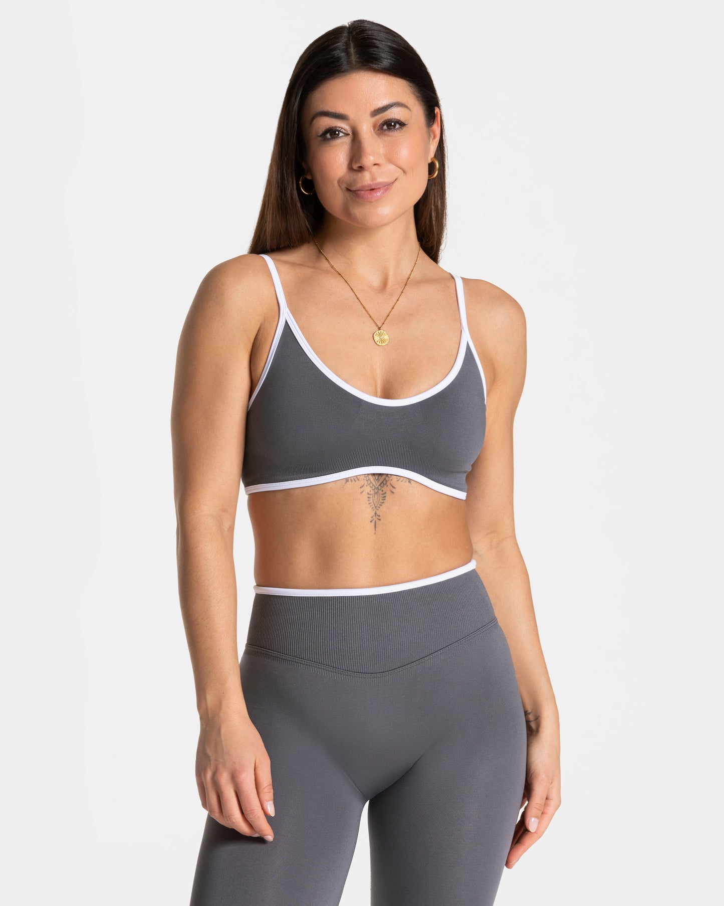 Contrastline Bra ‘Graphite’
